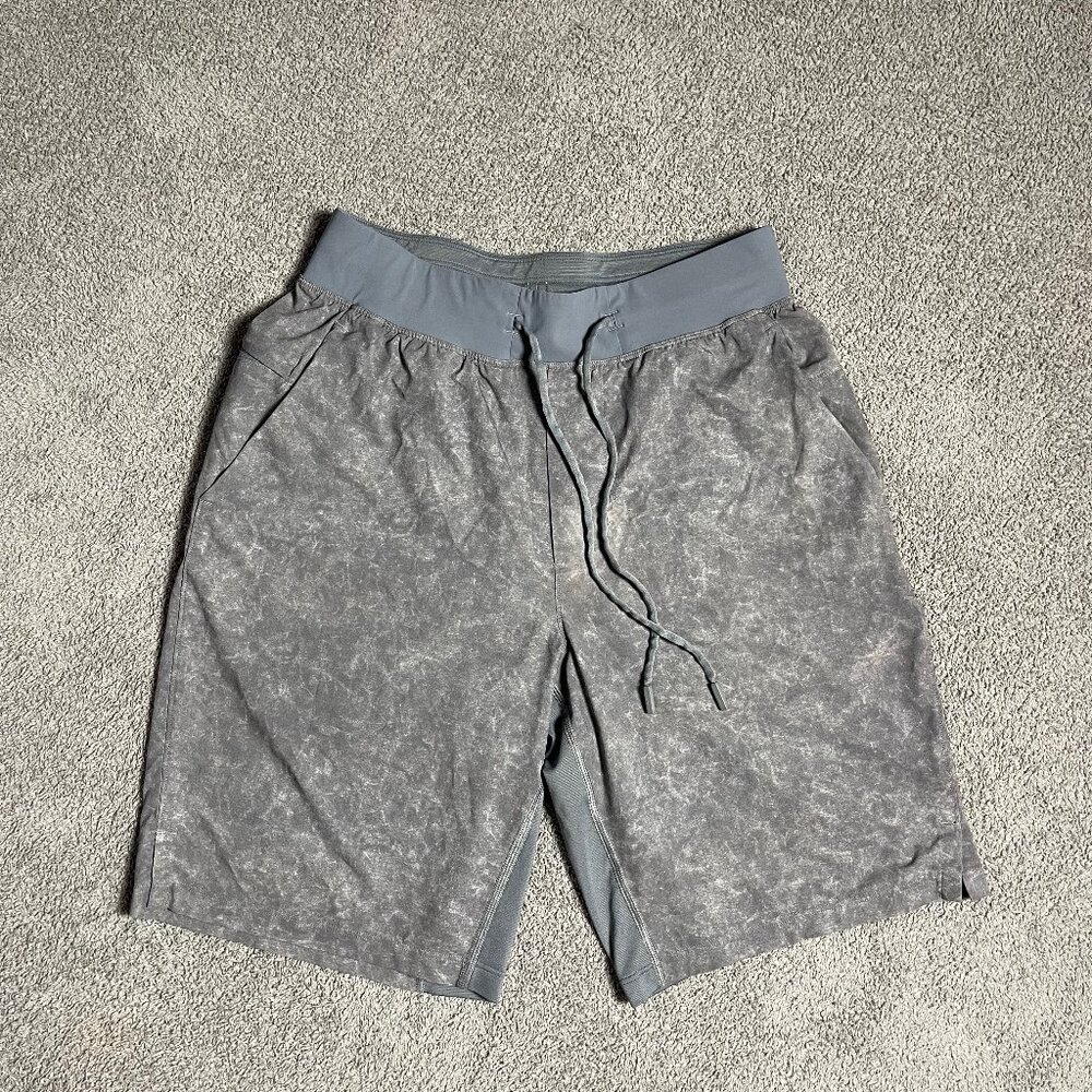 Lululemon T.H.E. Short 9" Linerless Pattern Athletic Gym Performance Men's Small